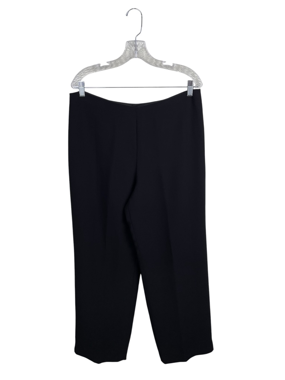 Vintage Talbots Black Wide Leg Pants Trousers Size 14 Minimalist Career Office